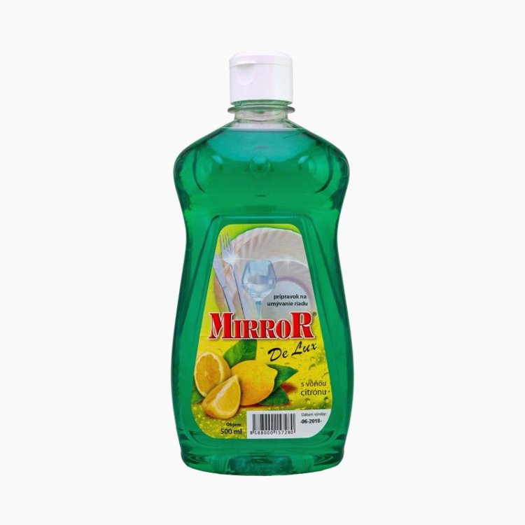 PERFEKT Prípravok čistiaci na riad MIRROR DeLUX 500ml citrón