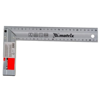 MATRIX Uholník príložný hliníkový 400mm 324749