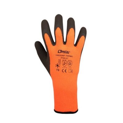 OPSIAL Rukavice latexové zimné HANDGRIP THERMO č.8