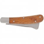 PALISAD Nôž záhradný štepársky 173 mm skladací drevená rukoväť 790028 